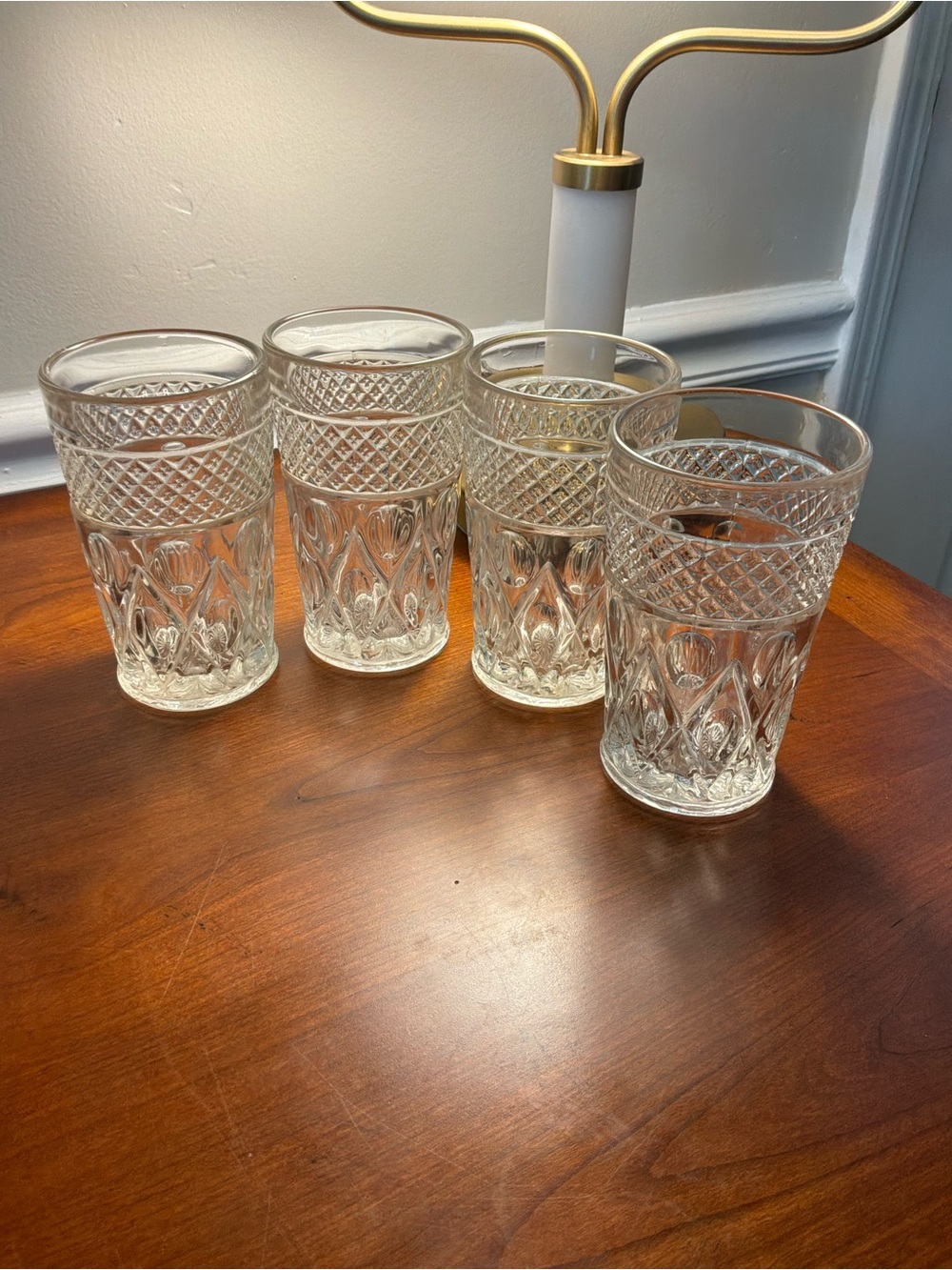 Vintage Imperial‎ Glass “Cape Cod” 10Oz Glasses - Set of 4